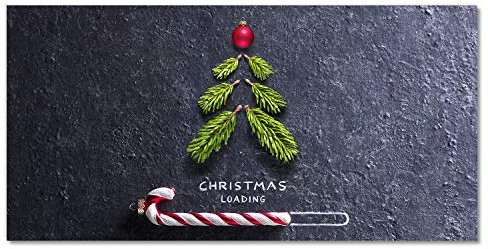 Tulup Acrylglas Druck Weinachten - 100x50cm - Wandkunst - Plexiglas Bild Deko Glas - Wandbild Kunststoff - Dekorative für Küche & Wohnzimmer - Abstraktion Weihnachtsferien Winter
