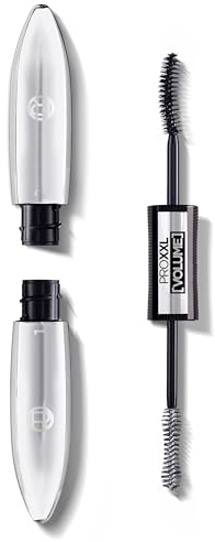 L'Oréal Paris - Mascara Pro XXL Volume - Effet Faux Cils Professionnel - Technologie Double Brosse - Longue Tenue - Teinte : Noir - 12 ml