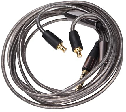 A2DC Jack Earphones Cable, Replacement Upgrade Cable with Mic for ATH CKS1100 E40 E50 E70 LS200 LS300 LS400 CKR90 CKR100 LS50 LS70