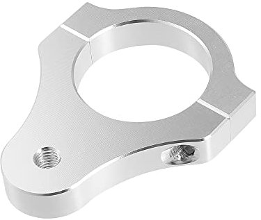 A ABSOPRO Dirección Amortiguador Horquilla Cuadro 43mm Montaje Abrazadera Soporte Plateado Tono