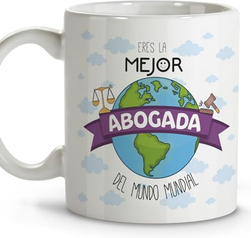 LolaPix Mugs Originaux pour avocats. Tasses de Petit-déjeuner d’Avocat. Détails pour Les avocats. Tasse en céramique 330 ML