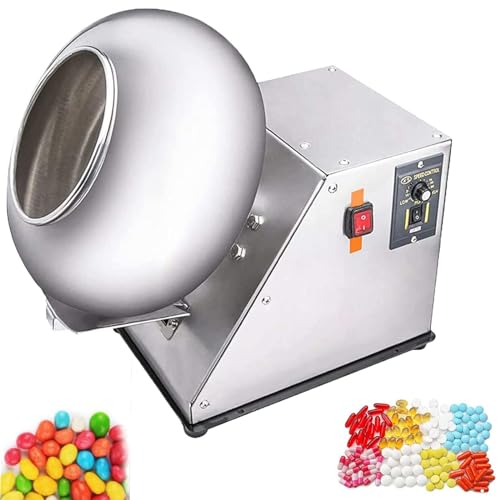 JIANGSS Mini máquina de Recubrimiento de Chocolate Comercial pequeña de sobremesa,Máquina de Recubrimiento automática de tabletas,Máquina de Recubrimiento de Chocolate,110V