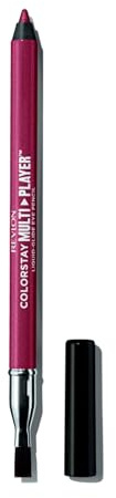Revlon ColorStay Multiplayer Liquid-Glide Eye Pencil, Mehrzweck-Augenstift mit integriertem Blendpinsel, ultra-cremige Textur, wasserfest, wischfest, langer Halt, Queen of Hearts 406