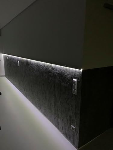 Wandverkleidung Naturstein Schiefer 122 x 61 cm Universal Echtstein Fliesen für Innen + Außen + Kamin + Dusche + Sauna ultradünn und flexibel Klinker Riemchen Wandverblender