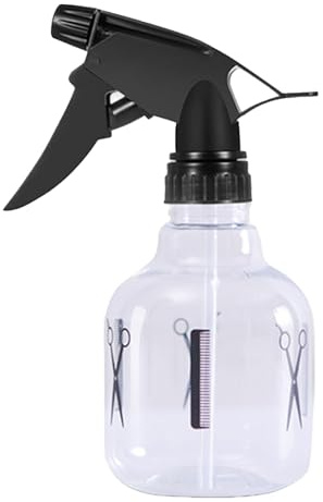 Vattensprayflaska för hår 250 ml läckagesäker hårsprayflaska med 2 spraylägen, klar, påfyllbar, tom sprayflaska för att klippa hårrengöring, trädgårdsanläggning, salongstillbehör, skönhetsverktyg