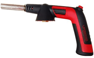 ROTHENBERGER Industrial RS 220 Brenner Aufsatz (einzeln) | Piezo Zündung | 180-360 °C Drehung/Über Kopf Betrieb möglich | Lötbrenner | Gasbrenner für RoButan Bajonett Gaskartusche 1500004681