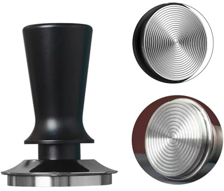 Coffee Tamper 58mm – Self-Leveling Espresso Tamper with 2-Spring Auto-Rebound, 58.35mm Precision Tool for Espresso Machines & Baristas, Model T6101-OS