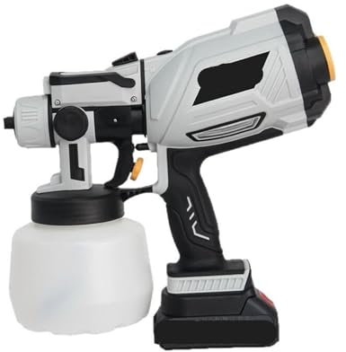 Pistola per verniciatura, Pistola a spruzzo elettrica regolabile da 800 W, strumento di spruzzatura HVLP ad alta pressione for pareti e mobili, Verniciatura liscia