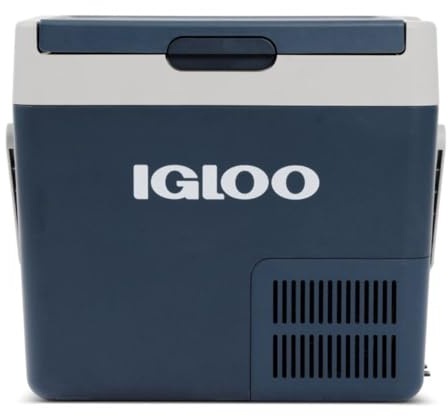 IGLOO ICF18 - Tragbare Kompressor Kühlbox 19L - 12/24V 230V - Elektrische Kühlbox -18 °C bis 20 °C - Mini Kühlschrank, Gefrierbox für Camping, Auto