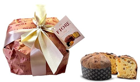 Delizioso Panettone Artigianale ad Impasto Naturale Albicocca & Cioccolato FIORE 1827 750 Grammi