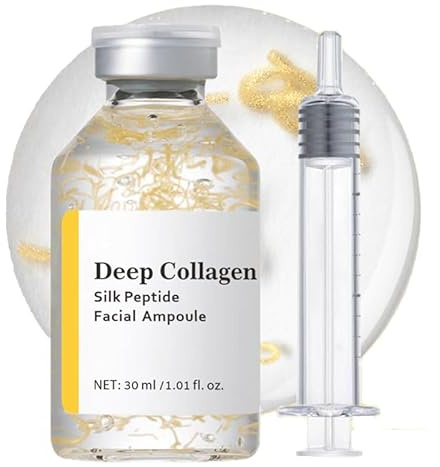 Ampolla intensiva lifting con péptidos de seda: reafirma y levanta visiblemente la piel con un profundo apoyo al colágeno, sérum antienvejecimiento para suavizar las líneas de expresión y las arrugas