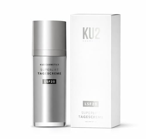 KU2 Cosmetics Superlift Anti Aging Tagescreme LSF 20, 50 ml | Multi-Hyaluron, Vitamin E, UV Schutz, Feuchtigkeitscreme