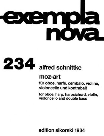 Boosey & Hawkes Moz-Art - Oboe, Harp, Harpsichord, Violin, Violoncello and Double Bass - Set