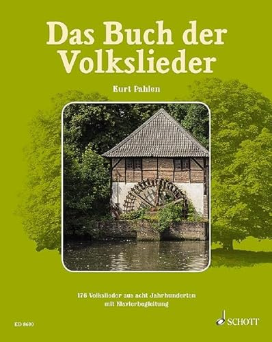 Das Buch der Volkslieder: 176 Volkslieder aus acht Jahrhunderten zum Singen und Musizieren. Gesang und Klavier (Gitarre, Akkordeon ad libitum). Liederbuch.