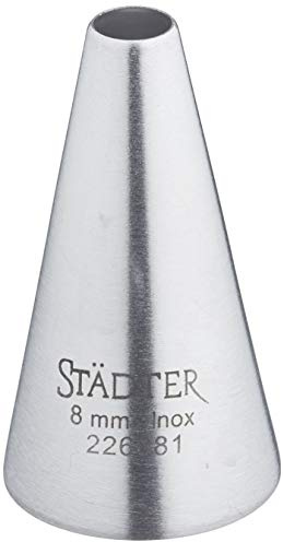 Städter 226081 Lochtülle 8 mm, Edelstahl, Silber