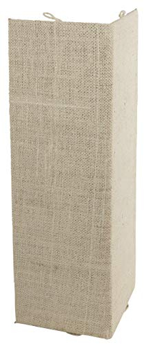 Kerbl Pet Kratzbrett Kevin, Krallenbrett, beige, 100x56cm, Holz, Sisal, Katzen, mit Fleece bezogene Rückwand