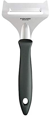 Fiskars Weichkäsehobel, Gesamtlänge: 17,7 cm, Edelstahl/PP-Kunststoff | Schwarz, Essential, 1023790