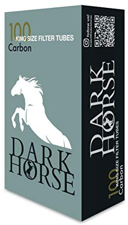Dark Horse 1000 Aktivkohlefilterhülsen mit Kohlefilter Hochwirksamer Kohlefilter