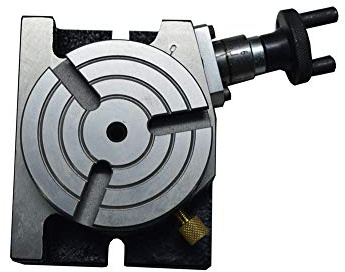New Rotary Table 3 Inch - 75 mm Horizontal & Vertical 3 Slot Model - Milling Machine
