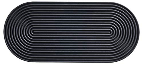 Zone Denmark Rocks Tapis de bar antidérapant pour cocktail Noir 34 x 15 cm