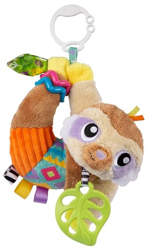 Playgro Sensory Friend Faultier - Babyspielzeug - Motorik - Babysensorik - Babyrassel - Babymotorik - Kinderspielzeug - farbig
