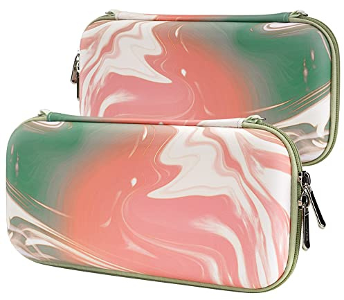 PlayVital Tasche für Nintendo Switch Lite,Tasche Tragetasche Reisetasche Zubehör Hülle Case Schutzhülle für Switch Lite mit Stick-Kappen&10 Speicherplatz