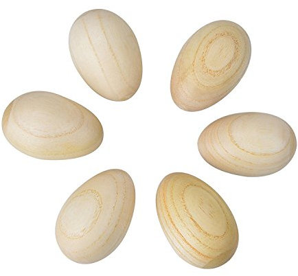 Horyii Set von 6 Stueck Percussion Musical Egg Maracas Egg Shaker Musikinstrument Spielzeug Fuer Kinder