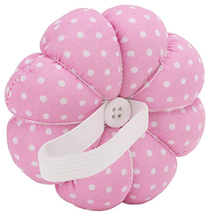 Handgelenk-Nadelkissen, Florales Nadelkissen Zum Nähen, Nadeln und Nadelkissen, Blumen-Handgelenknadel-Nadelkissen, Nadelkissen Zum Nähen mit Verstellbarem Gummiband, Passend für
