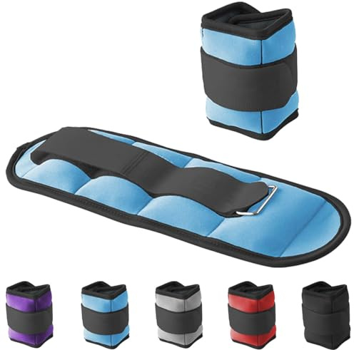 G5 HT SPORT Gewichtsmanschetten für Knöchel und Handgelenke | Verstellbar mit Klettverschluss | Für Fitness, Yoga, Rehabilitation, Joggen, Gymnastik, Aerobic, Fitnessstudio