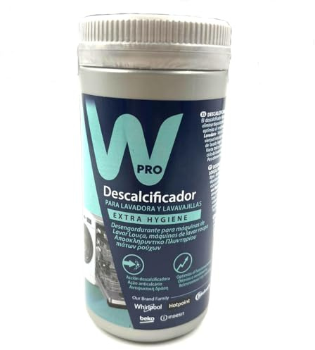 Descalcificador para Lavavajillas y Lavadora Universal WPRO para Todo Tipo de Marcas - Referencias 484000008510, C00470701 - Elimina la Cal - Descalcificador de Lavavajillas en Polvo - 250 g