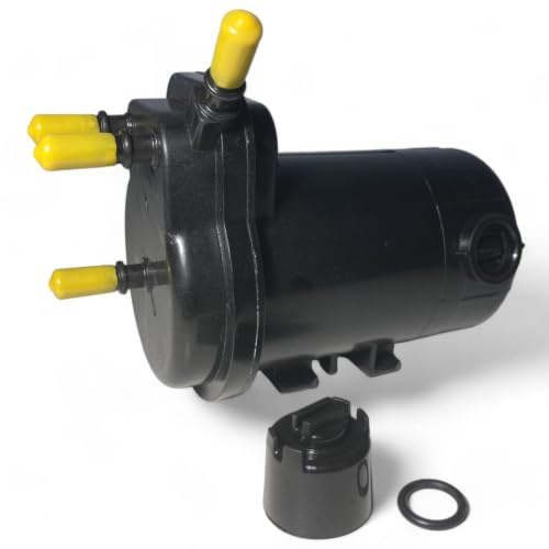 Komplettes Gehäuse für Kraftstofffilter, kompatibel mit Nissan Almera II Micra III Note I Tiida Cube Kubistar NV200 Juke und Kangoo I Clio II Motor 1.5 dCi 8200458397 164001540R