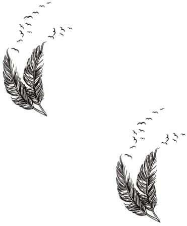 HOMSFOU 2 Stk Wandtattoos Bling-aufkleber Für Zu Hause Künstlerisch Raumaufkleber Hausdekorationen Für Zu Hause Aufkleber Für Die Wand Wandaufkleber Black