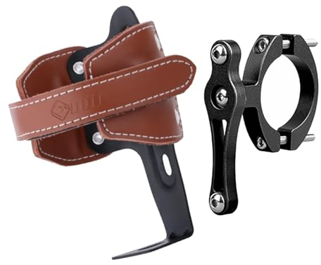 Dickly Flaschenhalter für den Fahrradlenker, Wasserkocher, Becherhalter, dekorativer Getränkehalter für Rennrad, Mountainbike, Braun