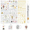 Ymoryiyi Lot de 6 feuilles de tatouages de bougies pour première communion, confirmation et baptême – Autocollants de bougies avec motifs décoratifs, idéal pour les fêtes religieuses