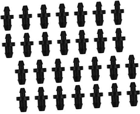 YARNOW Bouchons D'irrigation Goutte à Goutte 1/4 Pouce pour Jardin et Serrage, Kit 60 Pièces, Bouchon D'extrémité pour Tube Poreux, Accessoires Arrosage pour Pelouse et Agriculture