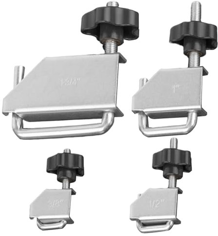 U Bolt Pipe Clamp - Pipe/Tube/Brake Lines Clamp - Fuels Lines Water Hose Brake Pipe Fluid Clamp Set - Garage Tool Clamps Set - Suitable for Fuels Lines, Vacuum Lines, Transmission Lines