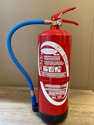 Extincteur 6 litres sans Fluor Mousse à Eau pulvérisée avec additif ABF Norme CE et Support de Fixatio