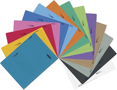 BRUNNEN Schnellhefter A4 FACT!plus (14 Farben Pappe)