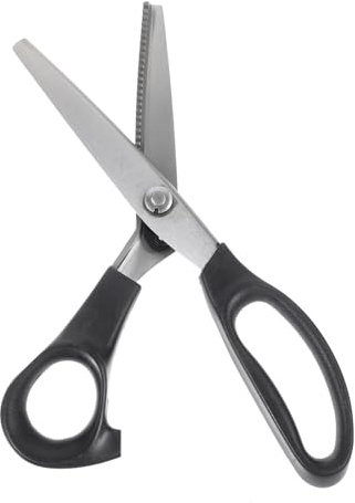SAFIGLE Ciseaux de Couture Professionnels à Lame Crantée Confort Ergonomique pour Tissus et Travaux Manuels Coupe Précise pour Couture Patchwork et DIY