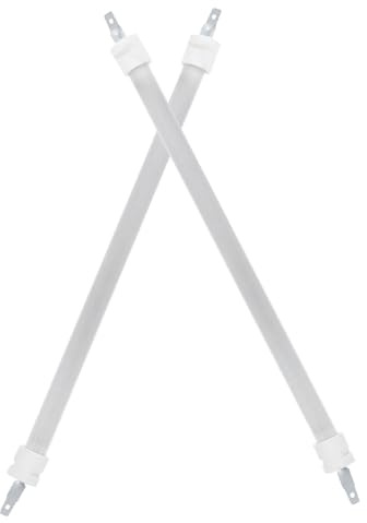 FRCOLOR 2 pezzi Elemento Riscaldante in Vetro di Silice per Stufa Elettrica da Patio Resistente Alta Temperatura Riscaldamento Uniforme e Rapido per Riscaldatori Elettrici Basso Consumo