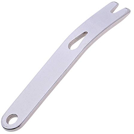 Mini Crank Crowbar Pocket Crank Shaped Scraper Stainless Steel Keychain