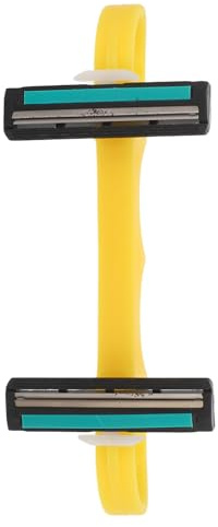 DECORNIJIA Tondeuse à Cheveux Chauve Double Tête pour Hommes, Design Abs Facile à Entretenir, pour Coupe de Cheveux à Domicile Voyage