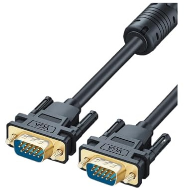 Generico Cavo Video VGA 3 + 6 qualità dell'immagine HD 1080P Adatto for Computer Laptop Monitor TV Proiettori Cavo da 0,5 m 1 m 1,5 m 2 m 5 m(5m)