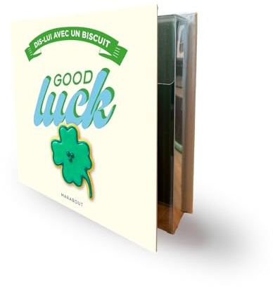 Coffret Dis lui avec un biscuit - Good luck: 3 emporte pièces