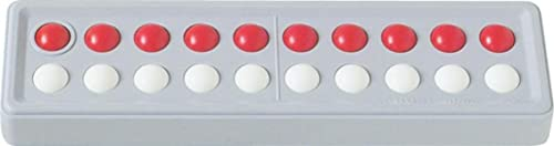 SCHUBI Abaco 20 (10/10 Kugeln, rot/weiss): Der Zähl- und Rechenrahmen bis 20 mit dem genialen Dreh