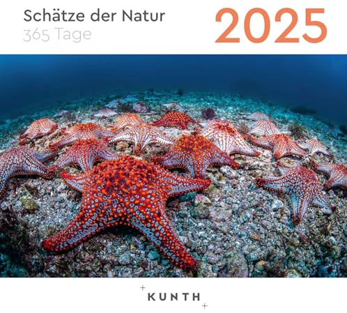 Schätze der Natur - KUNTH 365-Tage-Abreißkalender 2025: Tägliche Inspiration in Bild und Text. Kalender zum Aufhängen oder Aufstellen.