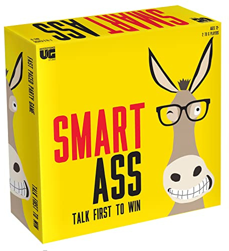 Smart Ass Fast-Paced Trivia Board Game for Families, Ages 12+