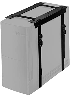 New Star CPU-D025BLACK - Caja de Ordenador de sobremesa, Negro y Blanco