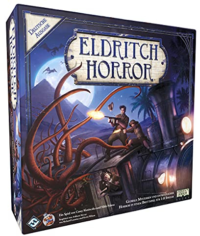 Fantasy Flight Games, Eldritch Horror, Grundspiel, Expertenspiel, Strategiespiel, 1-8 Spieler, Ab 14+ Jahren, 120+ Minuten, Deutsch