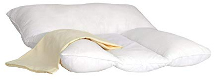 UK Care Direct Luxury Adult Anti Rollover Pillow with Pillowase - Sleep Positioner – Triple Chamber for Safety and Support